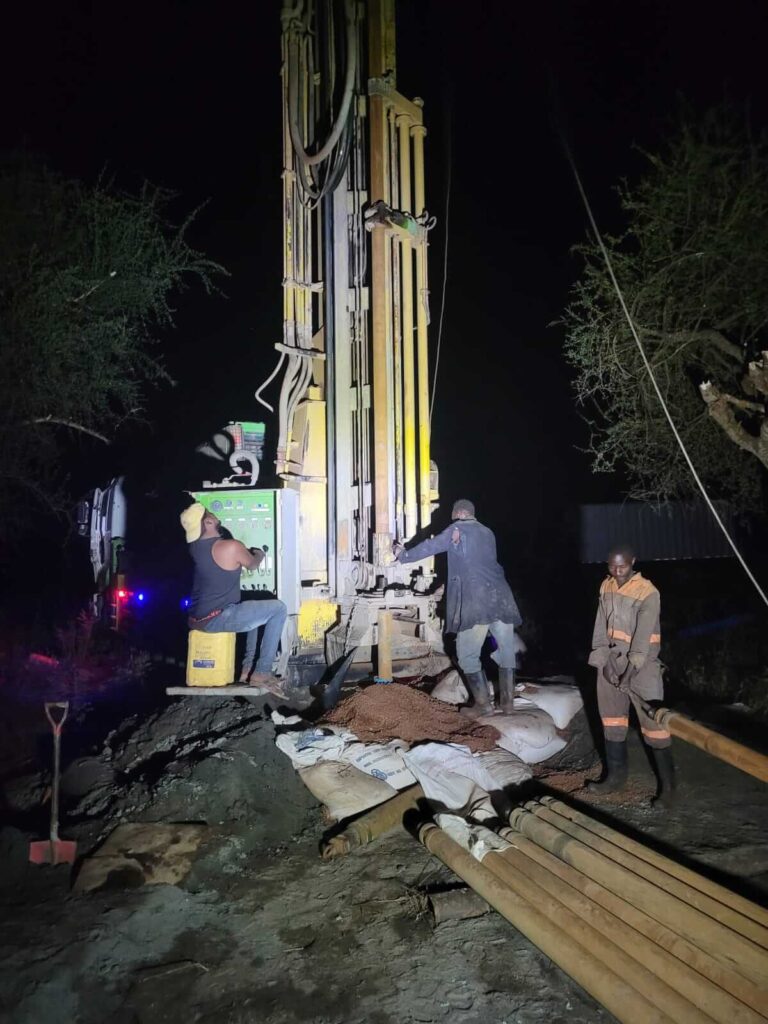 Bonvic drilling in Kajiado county