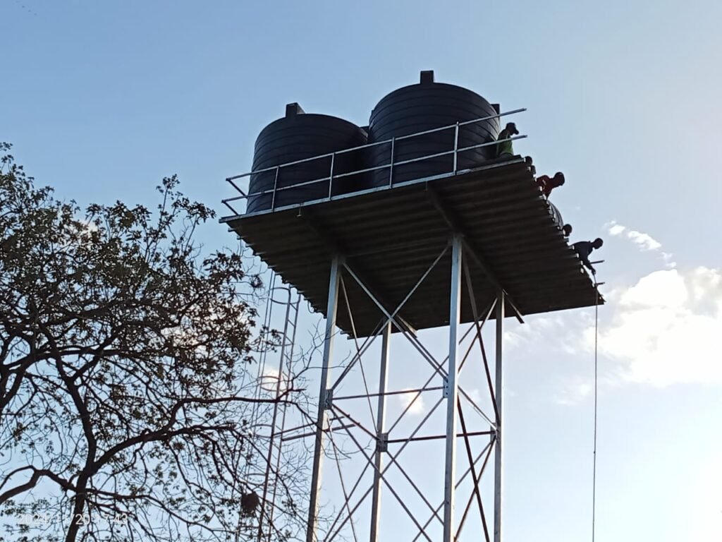 storage tanks for borehole water