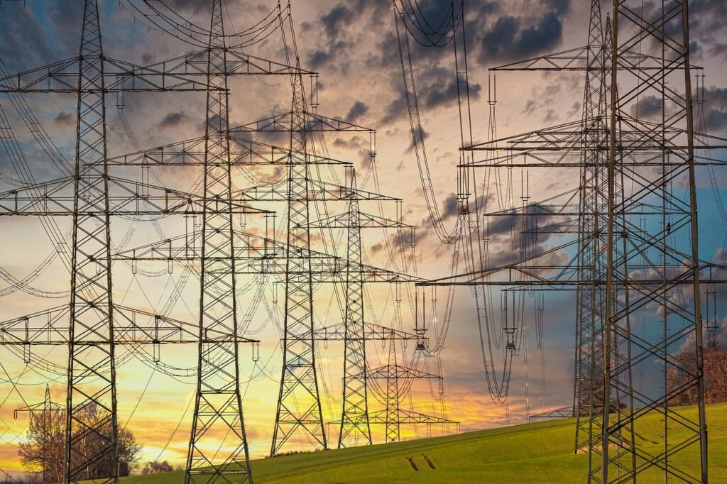 electricity connection to a borehole