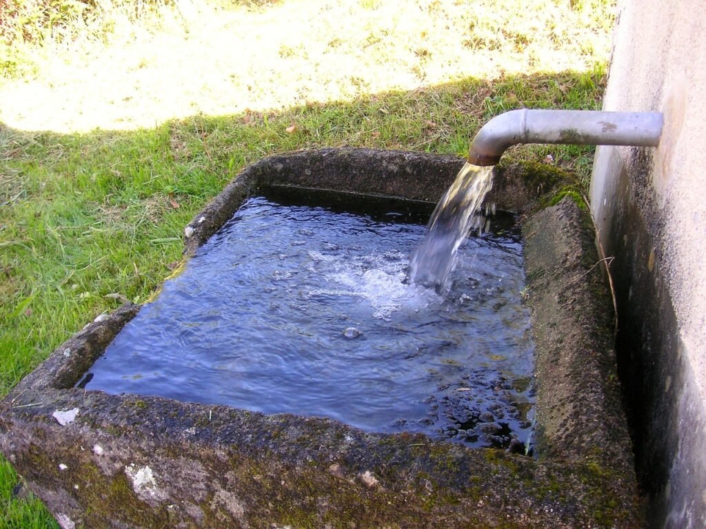 running water from a borehole in kenya