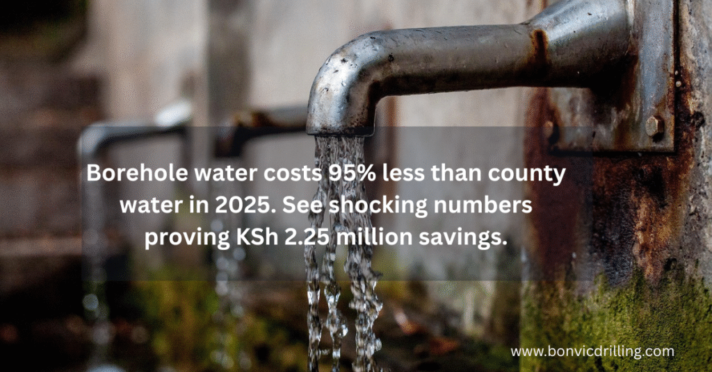 borehole vs county water