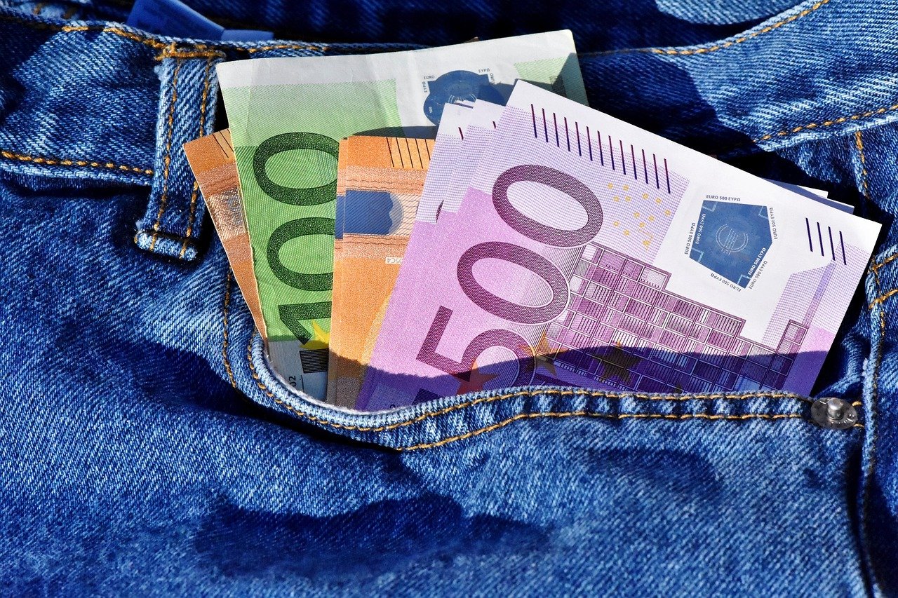 Money and financial growth representing irrigation investment returns