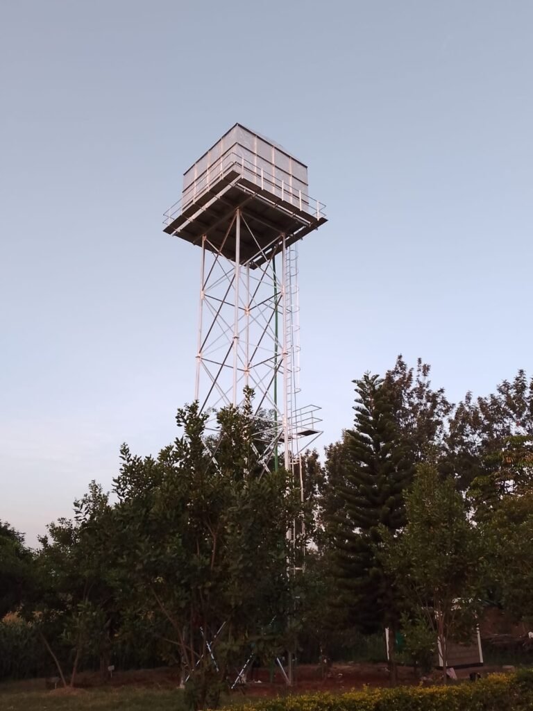 borehole with compressed steel tank