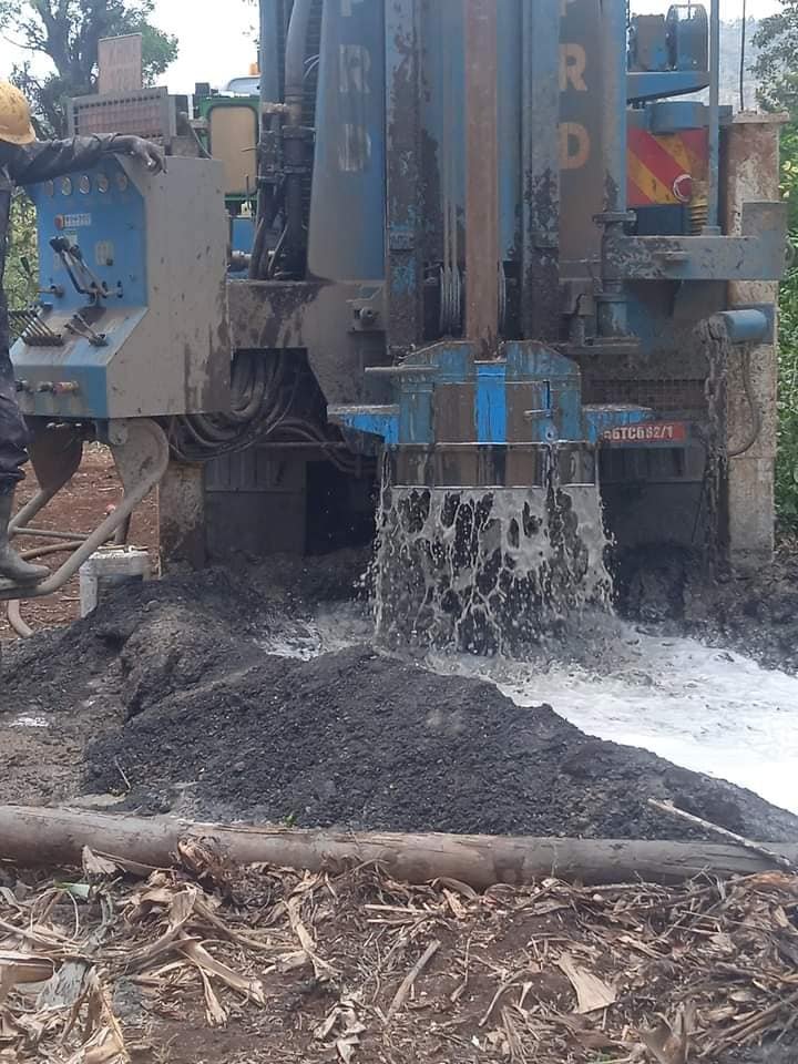 drilling in progress