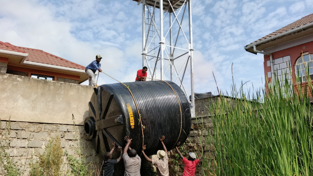 how far apart should boreholes be in Kenya