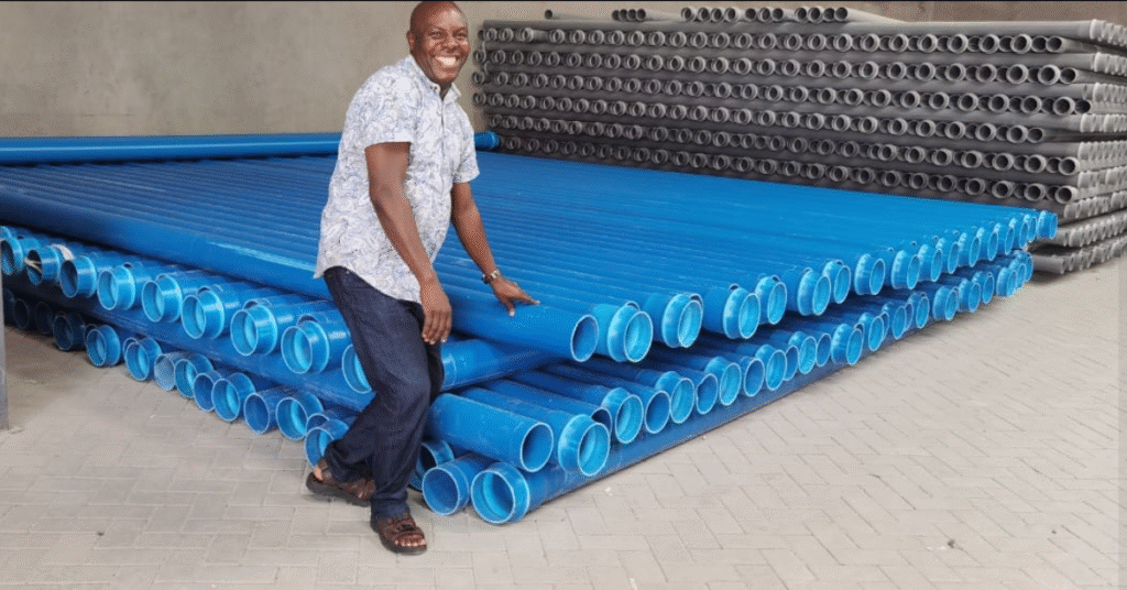 PVC vs steel borehole casing in Kenya