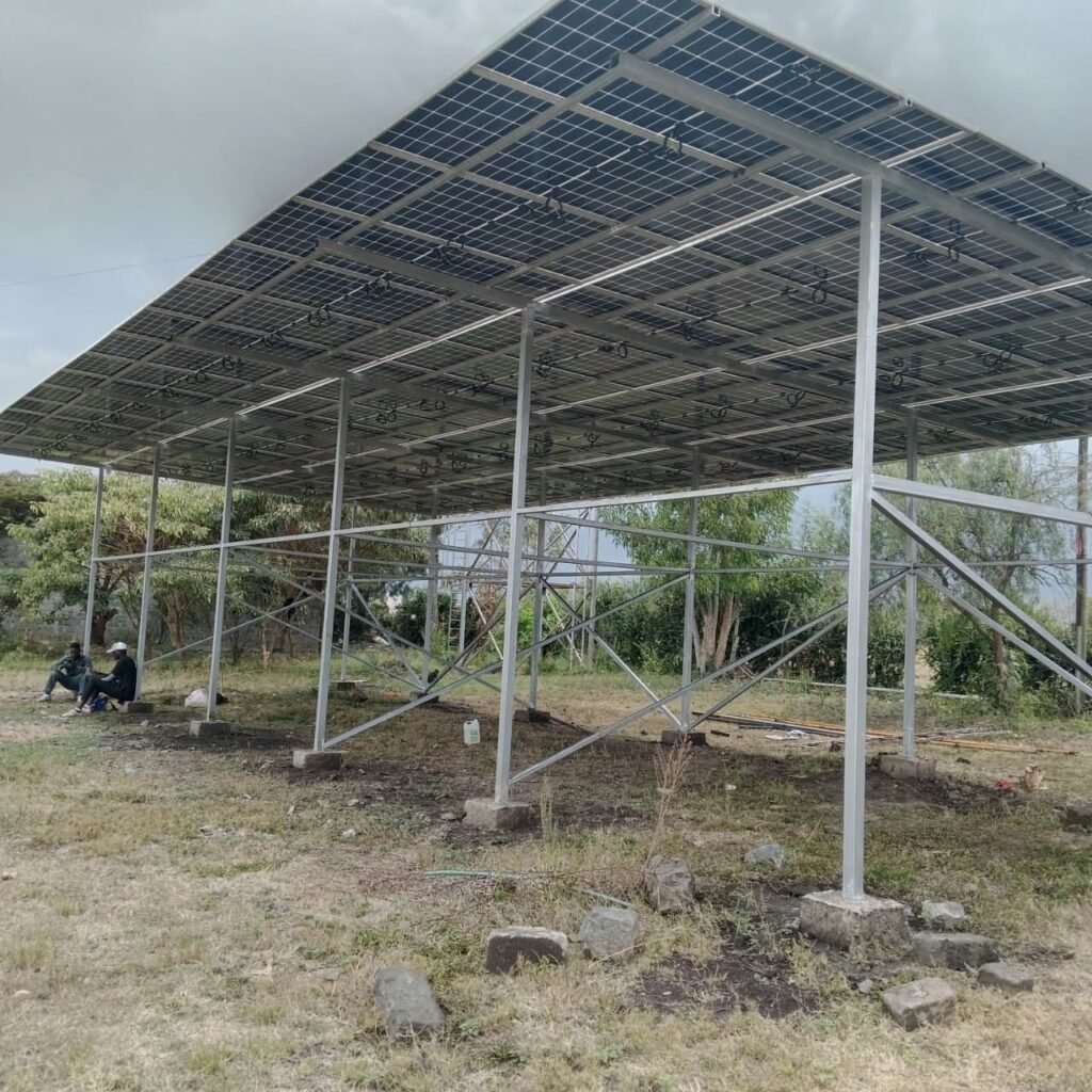 borehole solar structure