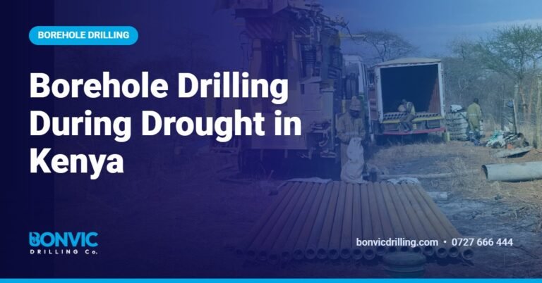 Borehole Drilling During Drought in Kenya