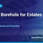 Shared borehole for estates, schools and churches in Kenya